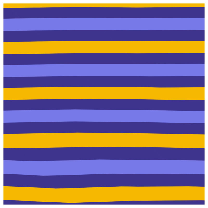 Blue Orange Stripes Duvet Covers, King