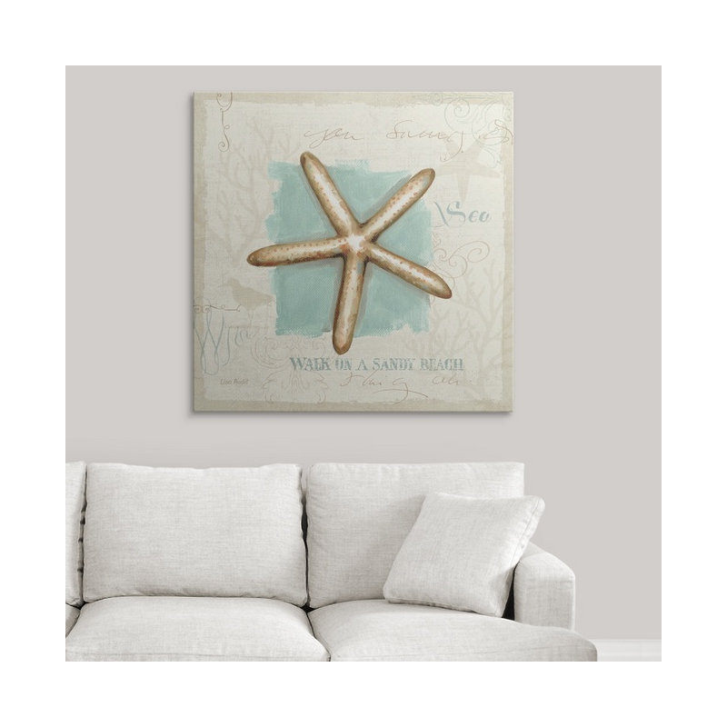 « iv » par lisa audit, impression Coastal Jewel, H 35 po x l 35 po x P 1,5 po, Toile