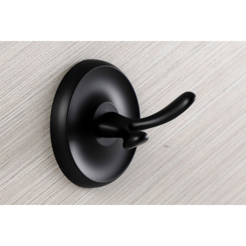 Kingston Brass Classic Robe Hook, Matte Black