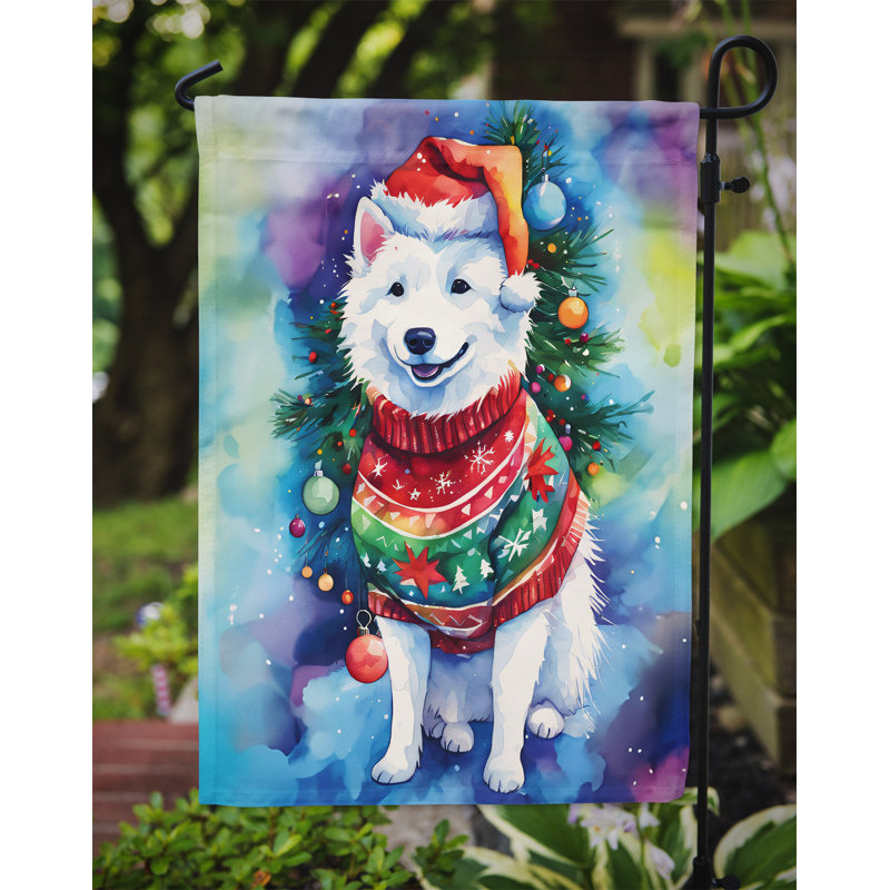 Drapeau de jardin en polyester , H 15,5 po x l 11,25 po