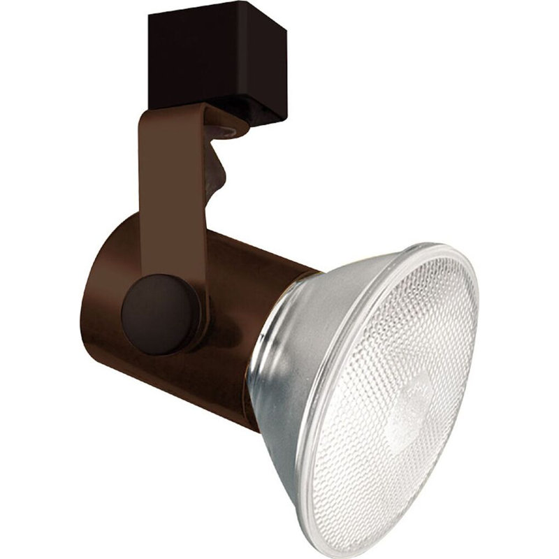 Tête de rail universel 1 lumières, Bronze