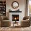 Fauteuil d'appoint pivotant 32 po Denison-111634278