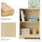 Loreena Cube Bookcase With Adjustable Shelf-1260771509