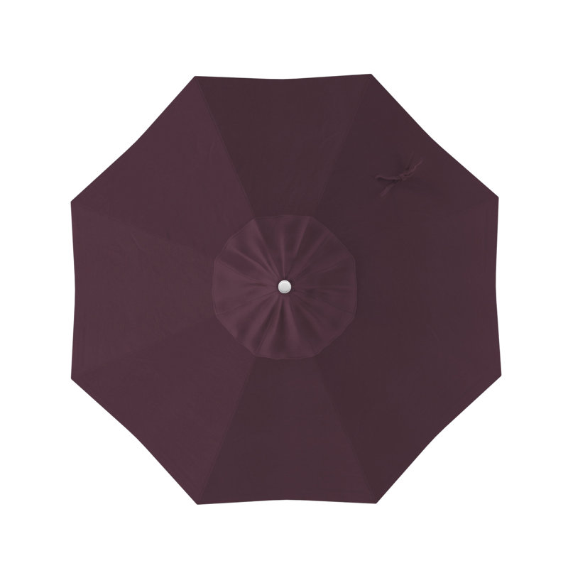 Parasol de marché 7,5', Blanc, Toile Sunbrella® iris, Sunbrella®