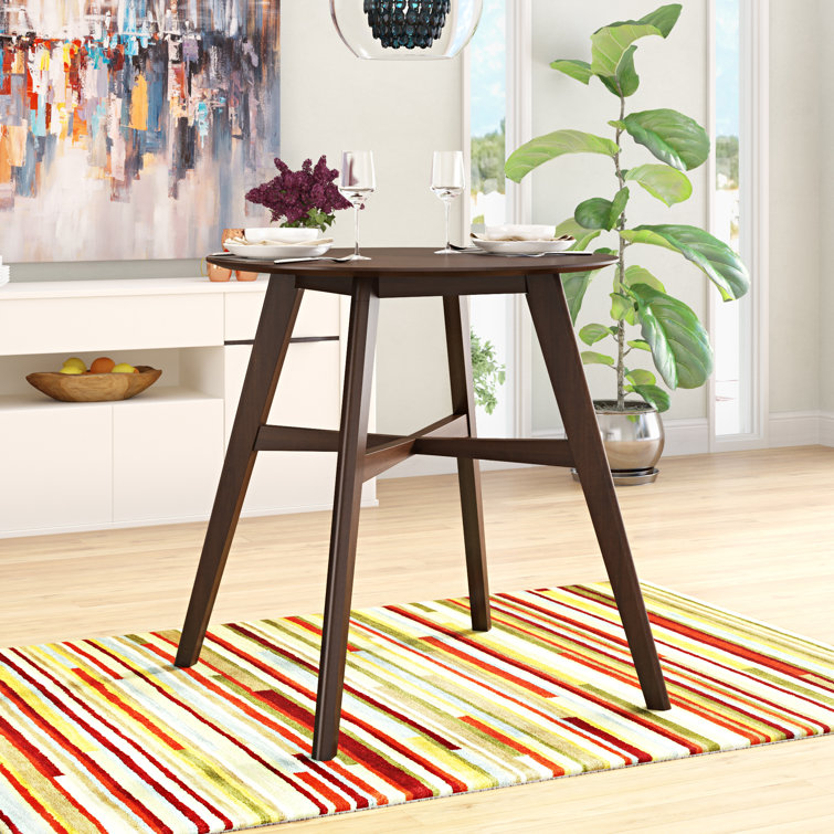  Didmarton 4 Person Gathering Table Set w/ Upholstered Counter Chairs