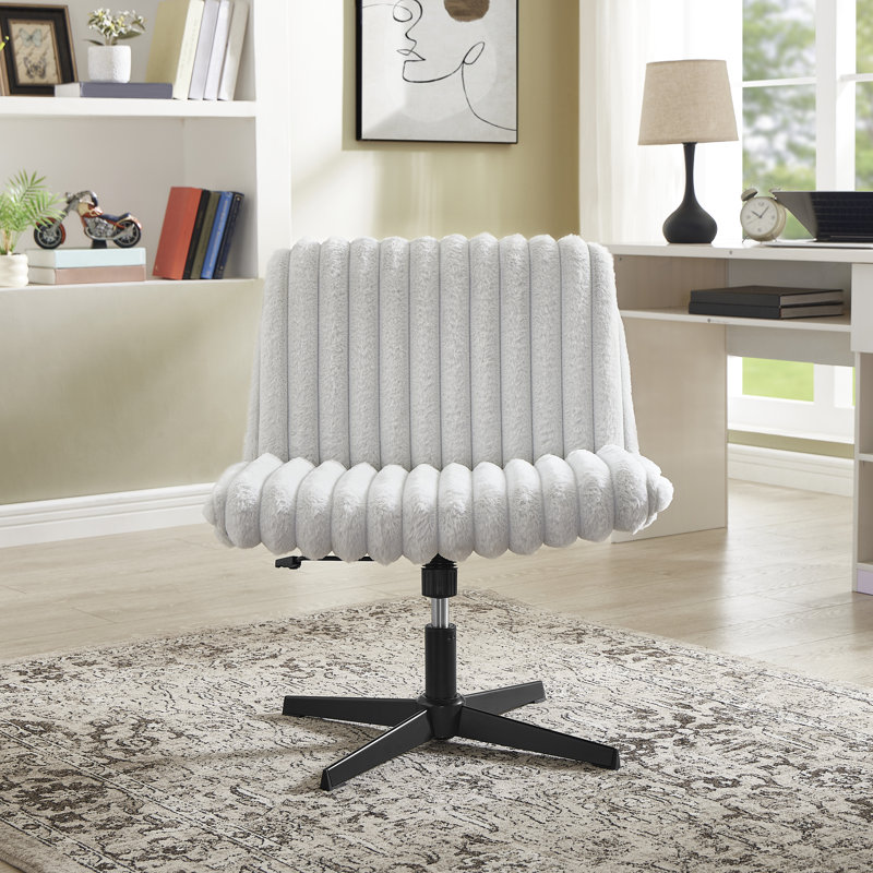 Chaise de coiffeuse Blynn, Gris