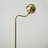 Regent 68 in. Industrial Modern LED Gold Floor Lamp with Height-Adjustable Gooseneck in Brass Finish