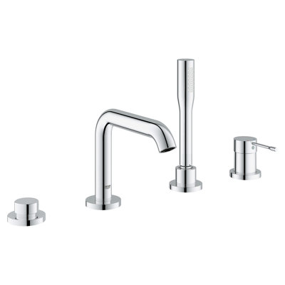 Essence New Single Handle Deck Mounted Roman Tub Faucet with Diverter and Handshower