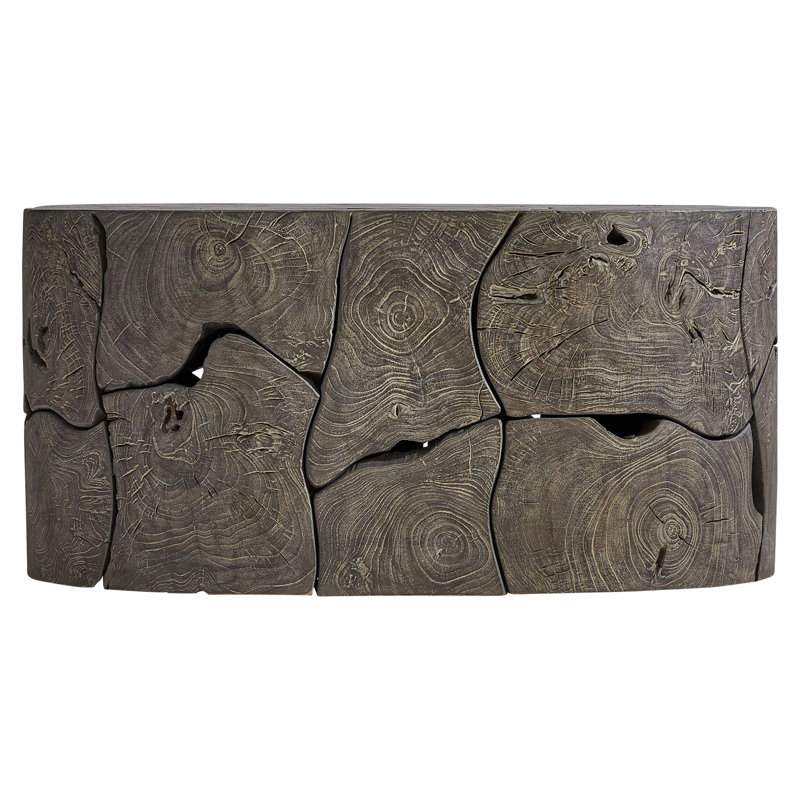 Trinidad Outdoor Oval Teak Coffee Table