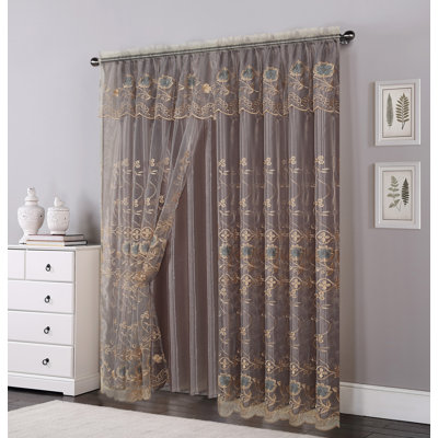 Abram Sheer Curtain Single Panel