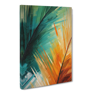 Palm Leaf Abstract - No Frame Print