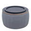 Repose-pieds rond avec rangement, fonction 2 en 1, table de bout avec repose-pieds (25,5 po x 25,5 po x 14,5 po)-165489490