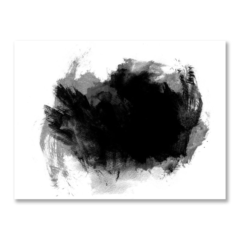 Flamme intérieure - peinture sans cadre, H 16 po x l 20 po, Acrylique