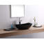 Lavabo de salle de bain vasque ovale en porcelaine vitreuse-33205580