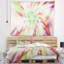 Tapisserie abstraite multicolore spirale abstraite-28497261