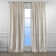 Rideau simple extra long et extra large en velours brillant de luxe