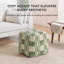 Repose-pieds rembourré vert 20 po Krikor-117292559