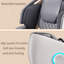 Fauteuil de massage 3D à gravité zéro avec rails SL allongés et techniques d'IA
