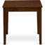 Ensemble de table de cuisine 5 pièces pour petits espaces comprenant une table à manger carrée moderne et 4 chaises de cuisine Parson