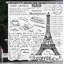 Ensemble de rideau de douche Paris + crochets-44242166