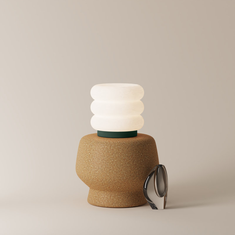 Argizari Table Light, Sand, 9.5" H x 10" W x 10" D