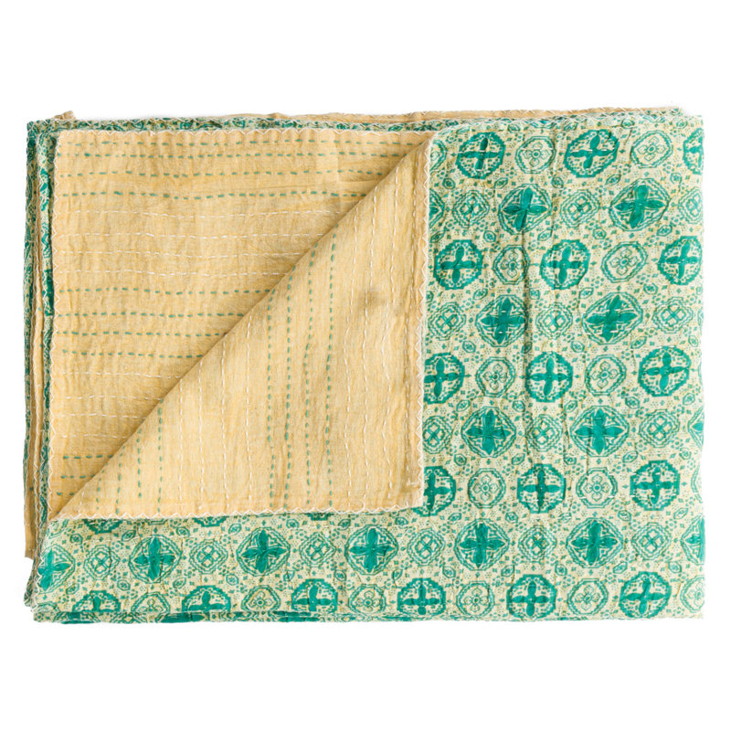  Jeté en coton Kantha