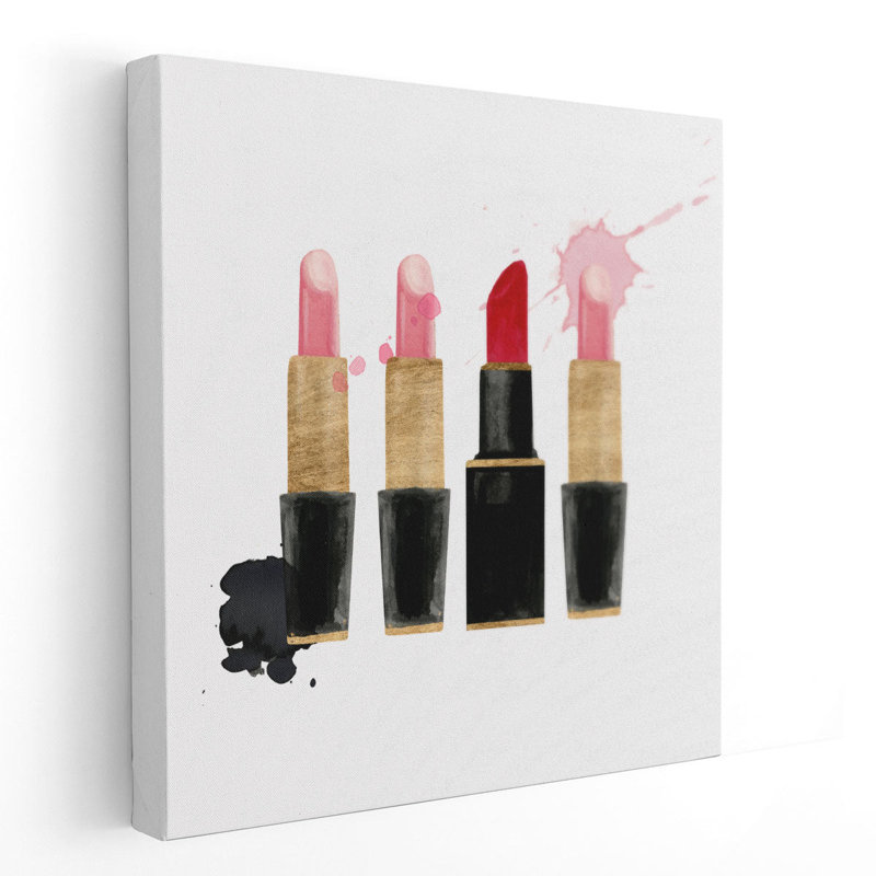 «Get Glam III», reproduction d'art sur toile, H 12 po x l 12 po