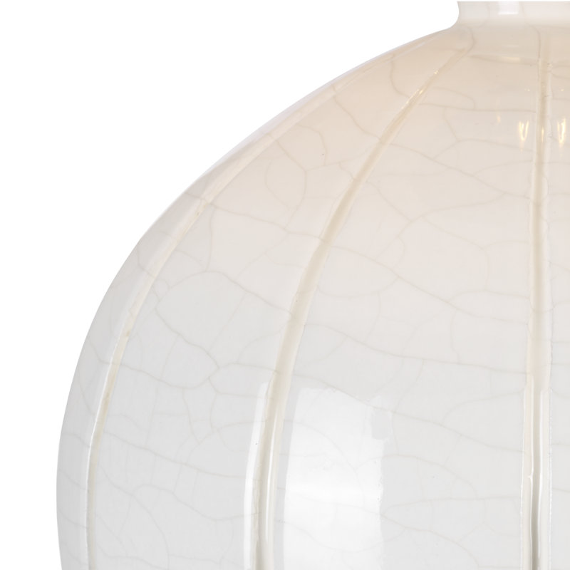 Thomas O'Brien Ponteil Table Lamp with Linen Shade, White, 26" H x 18" W x 18" D