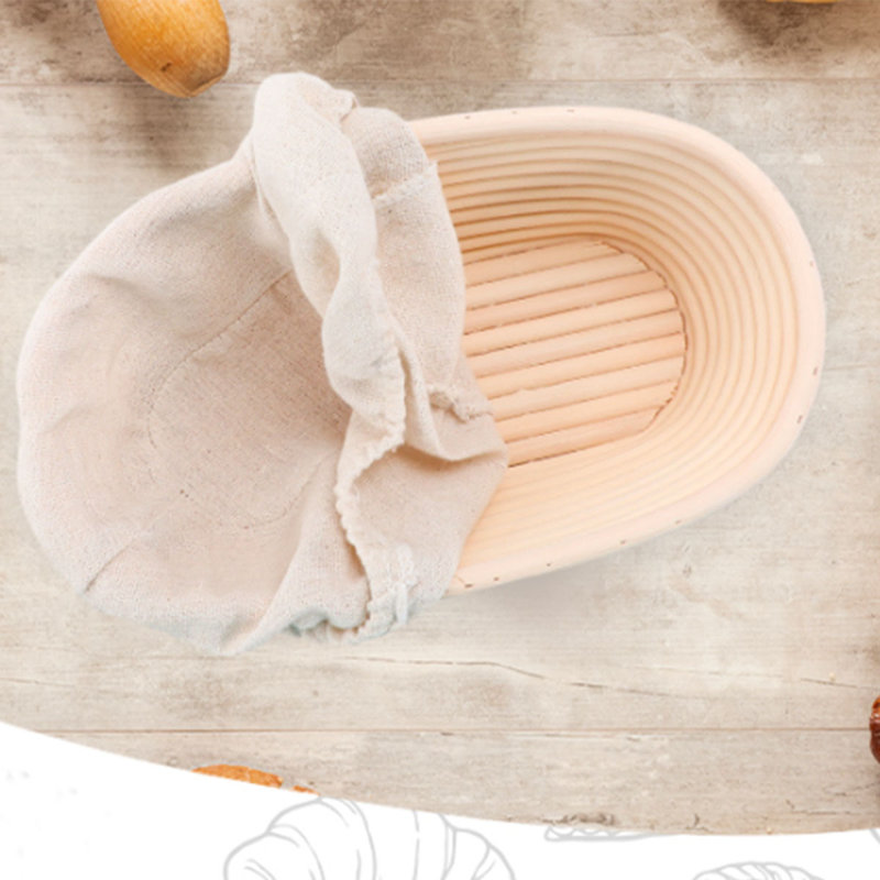 Panier à l'épreuve du pain, panier ovale à l'épreuve du levain, fournitures de boulangerie pour la fabrication d'outils de conservation des aliments pour la cuisson, 28 x 15 x 8 cm / 11 x 5,9 x 3,15 po