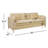 Pera 84'' Velvet Sofa-525668918