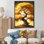«Majestic Yellow Golden Tree I» sur toile