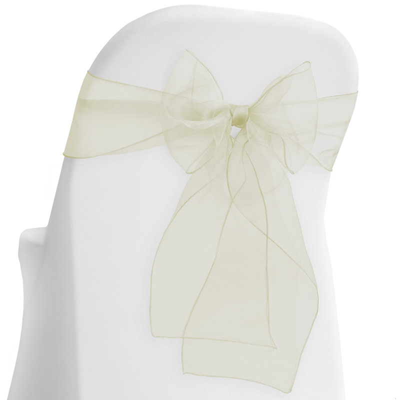 Ceintures de lit Organza, Ivoire