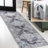 Regis Bohemian Medallion Machine-Washable Purple/Cream Rug-1323370615