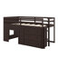 Lit mezzanine avec tiroirs et tablette-555018896