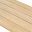 Console de table d'extérieur en bois d'acacia de 59 pouces pour le jardin