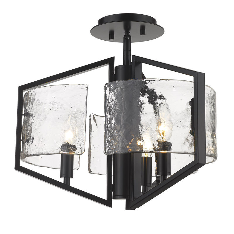 Plafonnier semi-encastré 3 lumières 16,75 po Fennville