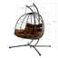 Balancelle de patio avec hamac et coussin-194729842