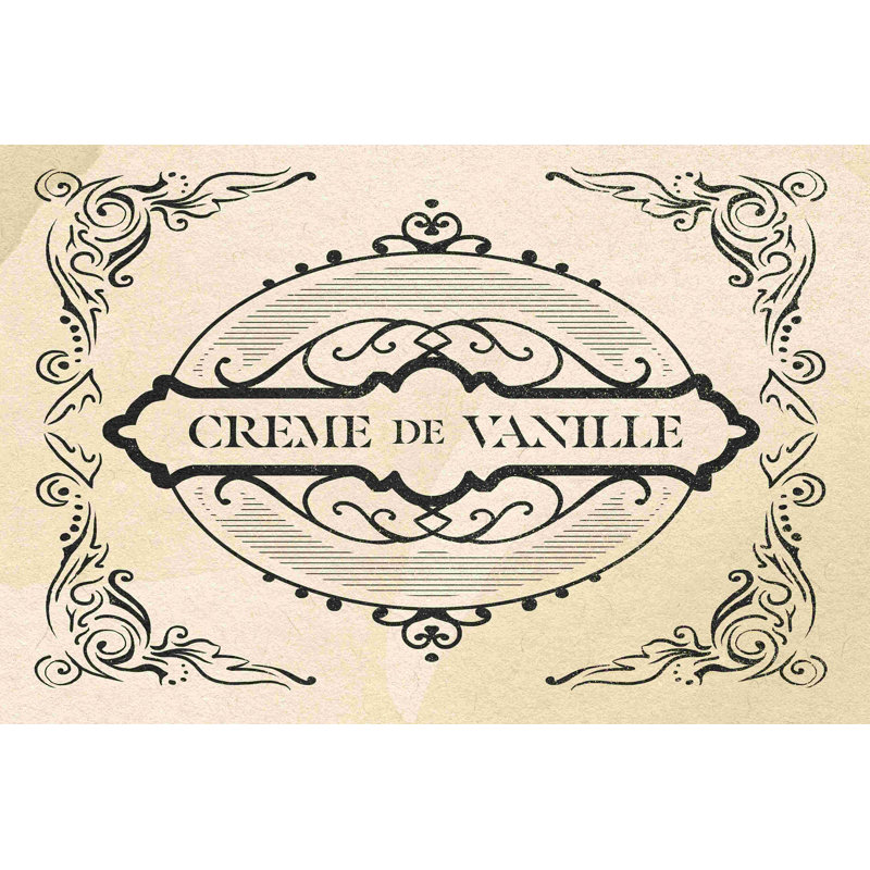 Antique French Label II - impression sur toile tendue, H 8 po x l 12 po