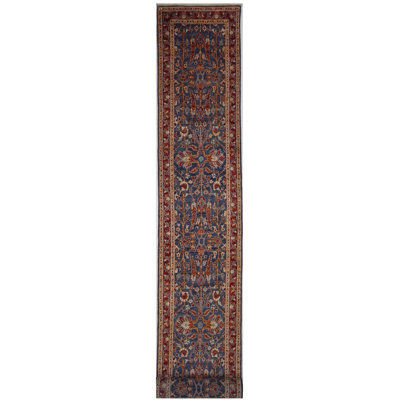 One-of-a-Kind Runner 2'4" X 17'11" Hand Knotted Area Rug