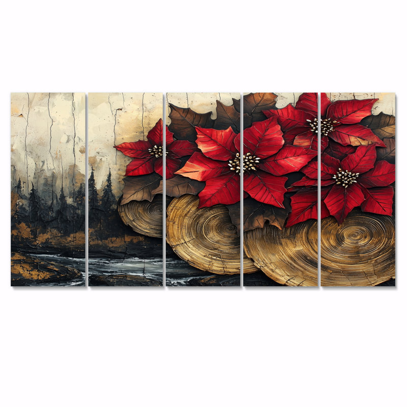 Blakeslee - Art - Pour le salon, 28" H x 60" W, 5