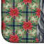 Tapis de vaisselle noir Shar Pei Christmas PoinsettIas