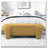Linen Upholstered Bench with Large Storage Space-398333509