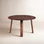 Malibu Round Solid Wood Dining Table-219482051