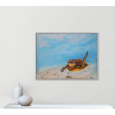 Rashebia Sea Turtle Print by Mike Ragan for