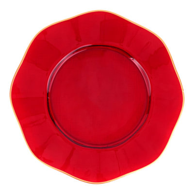 Rufolo Glass Dinner Plate