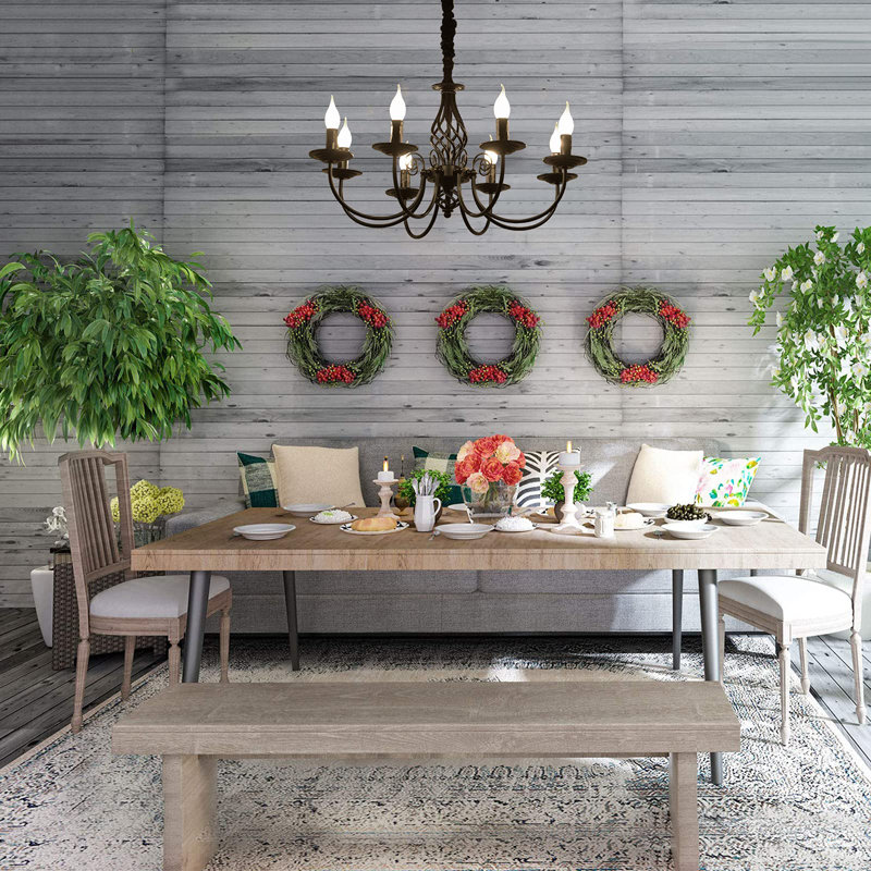Dirksen 8 - Light Candle Style Chandelier