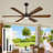 6 - Blade Solid Wood Ceiling Fan With Light, Wood Propeller Design Ceiling Fan With Remote,6 Speeds, Timer, Dimmable 3 Color Temps, Quiet Reversible Dc Motor, High Cfm-1443570900-1443570899-1443570901