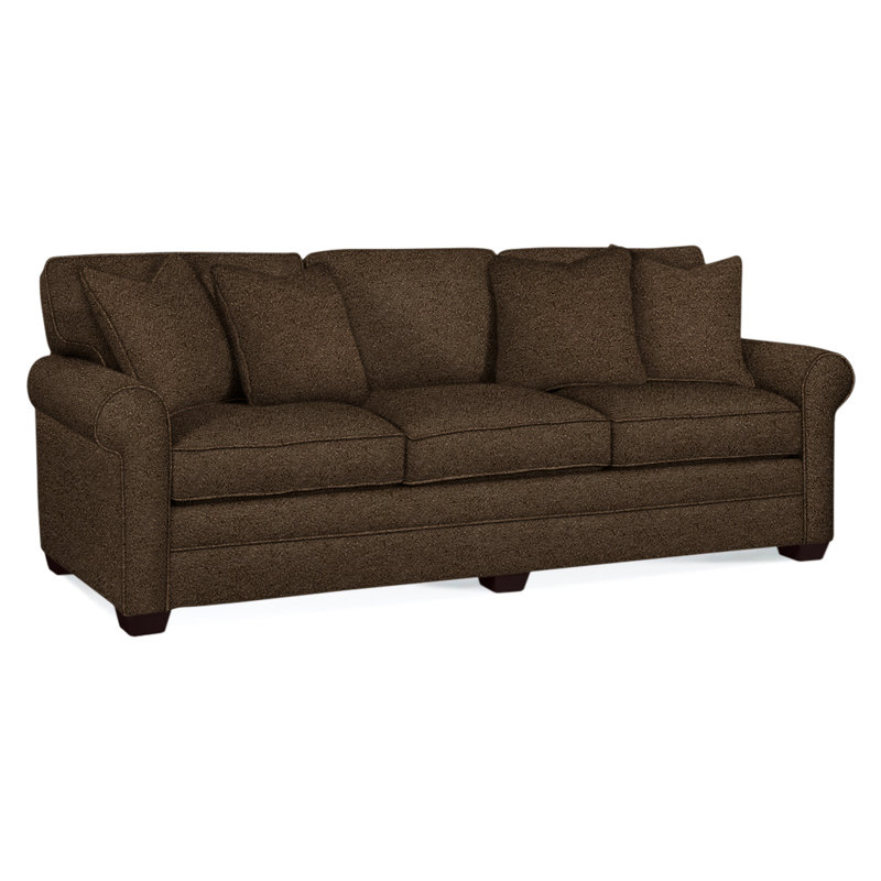 Bedford Upholstered 98'' Sofa, Java, Elite Chocolate; 0321-72