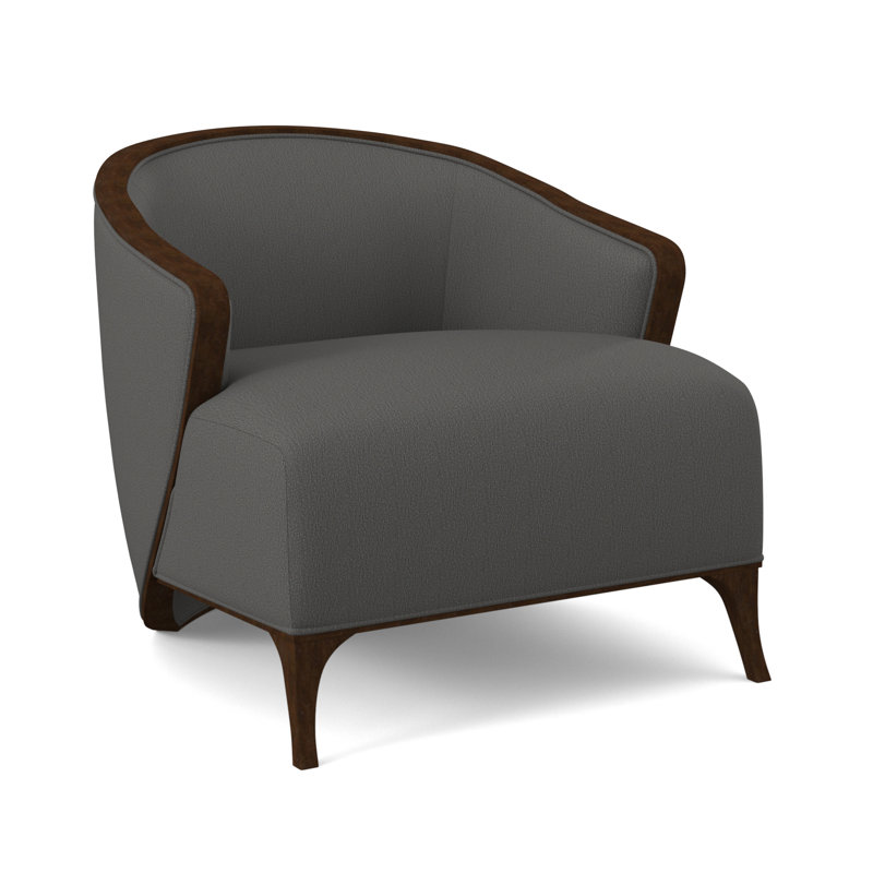 Penegrine Lounge Chair, American Walnut, Filigree Ivory