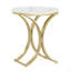 Table d'appoint pour canapé polyvalente, table de bout ronde chic, table basse étroite